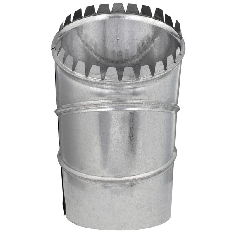 Imperial 6 in. D Galvanized Steel Stove Pipe Top Take-Off