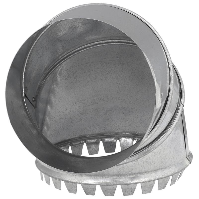 Imperial 6 in. D Galvanized Steel Stove Pipe Top Take-Off