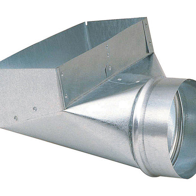 Imperial 10 in. H X 6 in. W Silver Galvanized Steel Register Boot