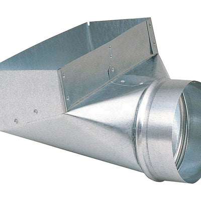 Imperial 12 in. H X 6 in. W Silver Galvanized Steel Register Boot