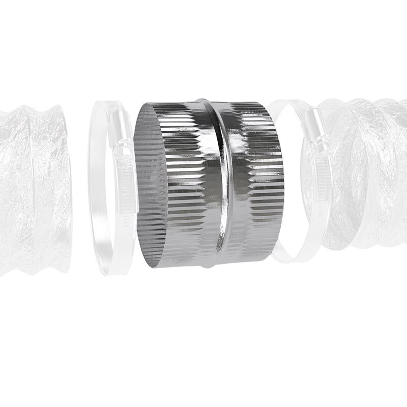 Imperial 4 in. D Galvanized Steel Duct Adapter