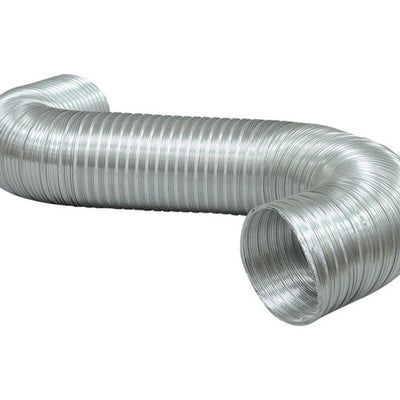 Deflect-O Jordan 96 in. L X 4 in. D Silver Aluminum Semi-Rigid Vent Duct