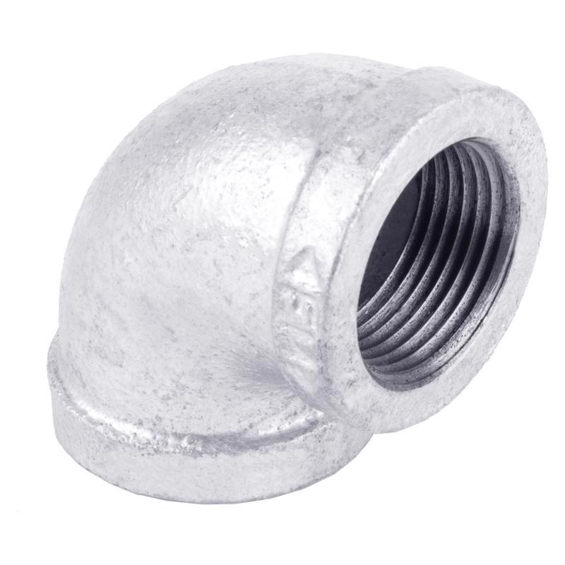 STZ Industries 1/4 in. FIP each X 1/4 in. D FIP Galvanized Malleable Iron 90 Degree Elbow