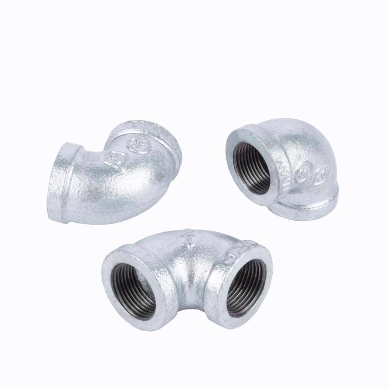 STZ Industries 3/8 in. FIP each X 3/8 in. D FIP Galvanized Malleable Iron 90 Degree Elbow