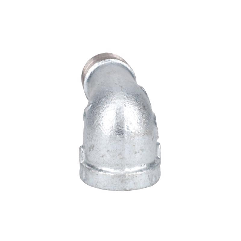 STZ Industries 1/2 in. FIP each X 1/2 in. D MIP Galvanized Malleable Iron 90 Degree Street Elbow