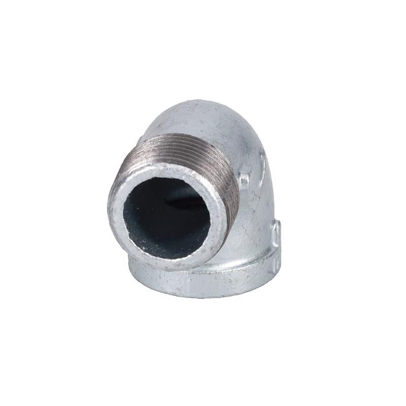 STZ Industries 1 in. FIP each X 1 in. D MIP Galvanized Malleable Iron 90 Degree Street Elbow