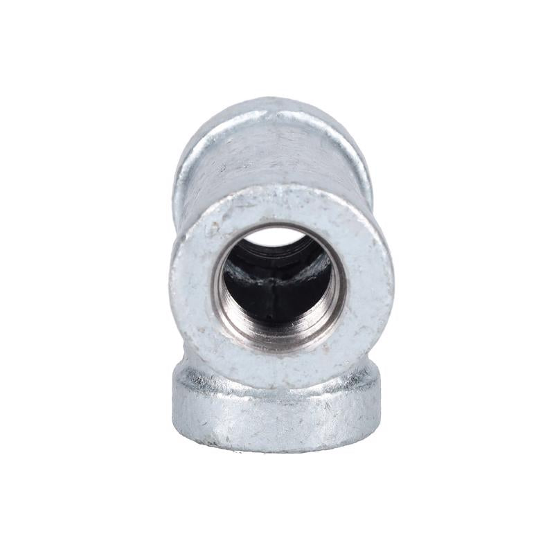 STZ Industries 1/4 in. FIP each X 1/4 in. D FIP 1/4 in. D FIP Galvanized Malleable Iron Tee