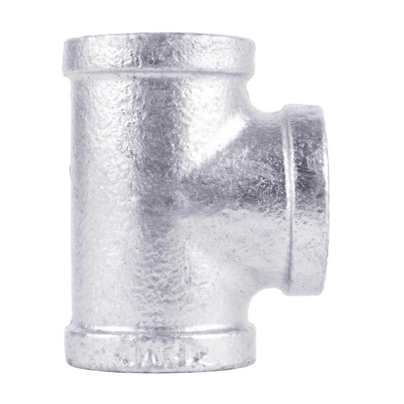 STZ Industries 1 in. FIP each X 1 in. D FIP 1 in. D FIP Galvanized Malleable Iron Tee