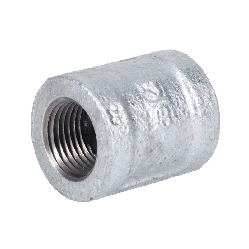 STZ Industries 3/8 in. FIP each X 3/8 in. D FIP Galvanized Malleable Iron Coupling