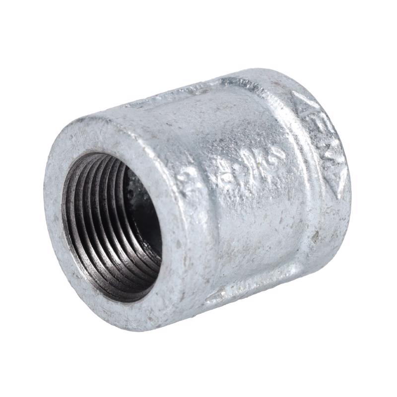 STZ Industries 3/4 in. FIP each X 3/4 in. D FIP Galvanized Malleable Iron Coupling