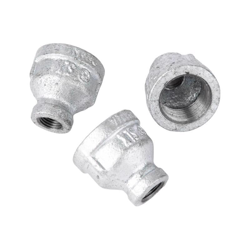STZ Industries 3/8 in. FIP each X 1/4 in. D FIP Galvanized Malleable Iron Reducing Coupling