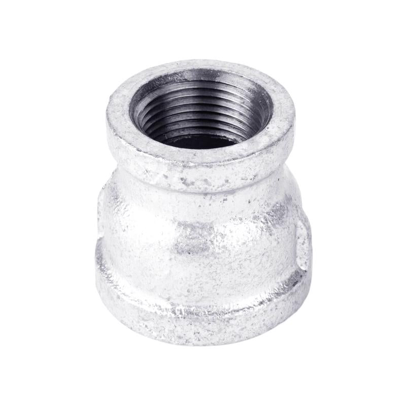 STZ Industries 1/2 in. FIP each X 3/8 in. D FIP Galvanized Malleable Iron Reducing Coupling