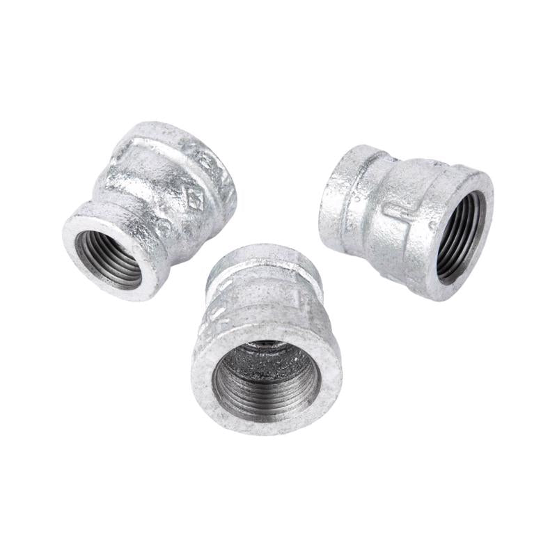 STZ Industries 3/4 in. FIP each X 1/2 in. D FIP Galvanized Malleable Iron Reducing Coupling