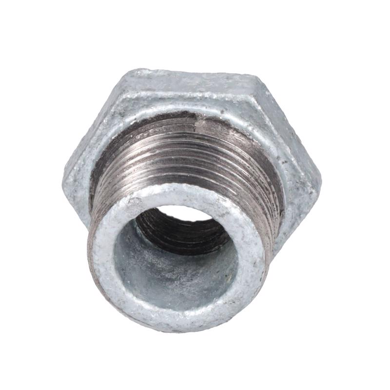 STZ Industries 1/2 in. MIP each X 1/4 in. D FIP Galvanized Malleable Iron Hex Bushing