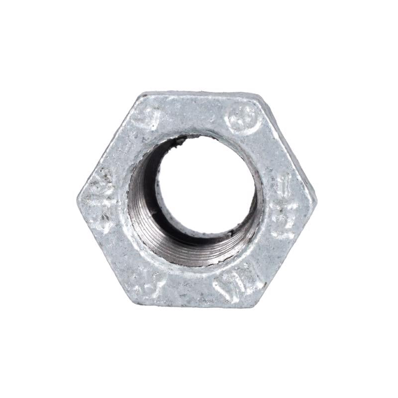 STZ Industries 3/4 in. MIP each X 1/2 in. D FIP Galvanized Malleable Iron Hex Bushing