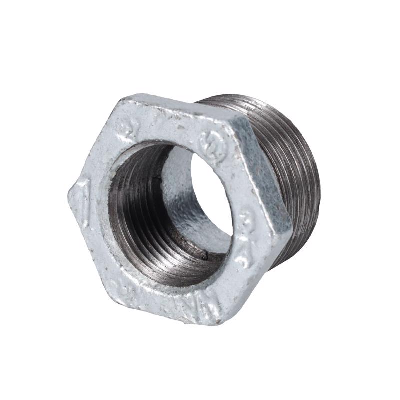 STZ Industries 1 in. MIP each X 3/4 in. D FIP Galvanized Malleable Iron Hex Bushing