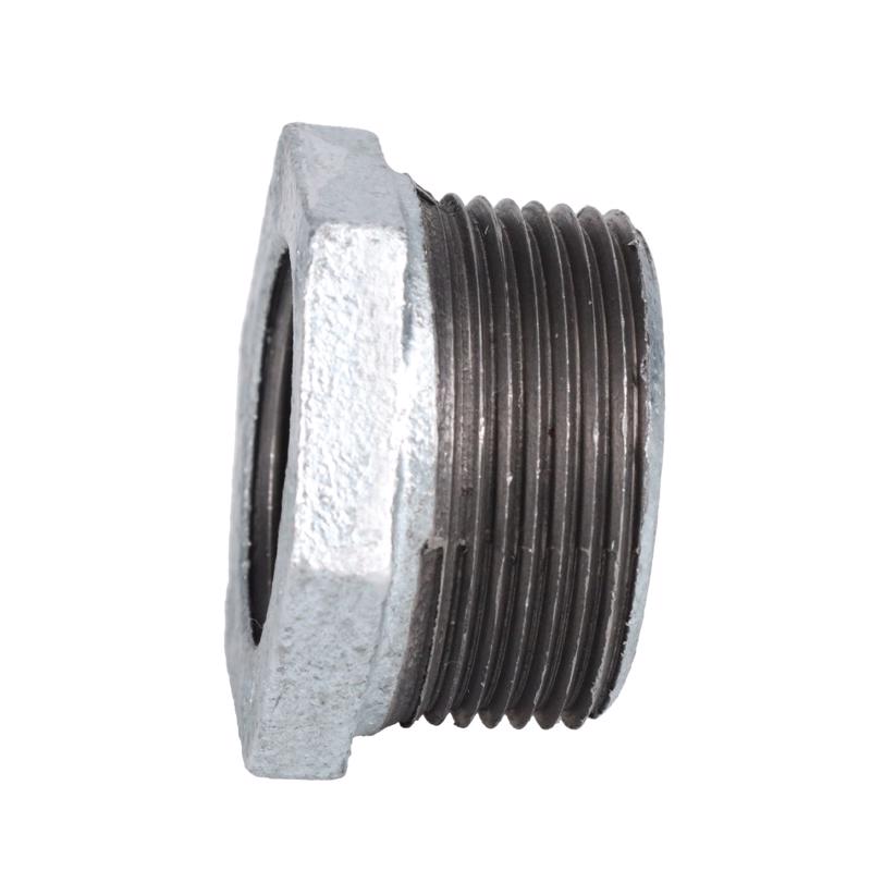 STZ Industries 1-1/4 in. MIP each X 1 in. D FIP Galvanized Malleable Iron Hex Bushing