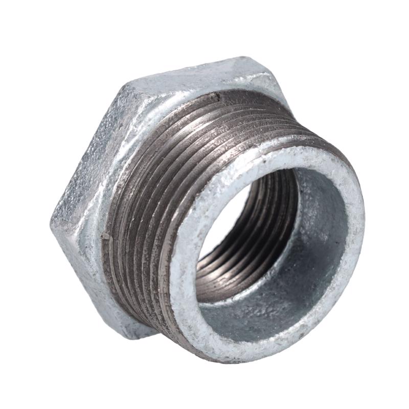 STZ Industries 1-1/4 in. MIP each X 1 in. D FIP Galvanized Malleable Iron Hex Bushing