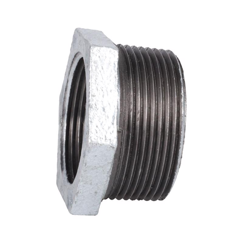 STZ Industries 1-1/2 in. MIP each X 1-1/4 in. D FIP Galvanized Malleable Iron Hex Bushing