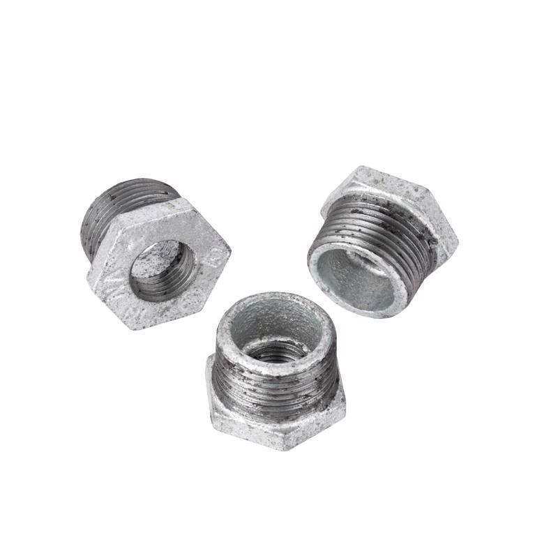 STZ Industries 1-1/2 in. MIP each X 1-1/4 in. D FIP Galvanized Malleable Iron Hex Bushing