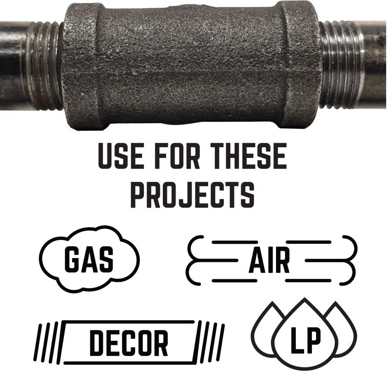 STZ Industries 3/4 in. FIP each X 3/4 in. D FIP Black Malleable Iron 90 Degree Elbow