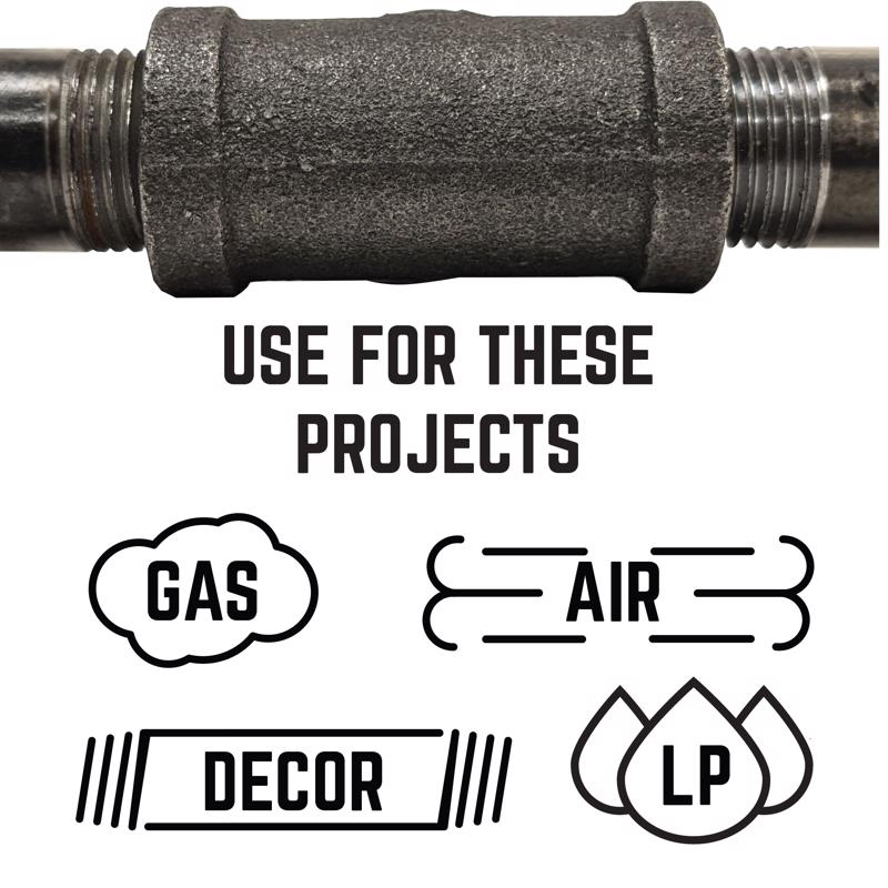 STZ Industries 3/4 in. MIP each Black Malleable Iron Plug