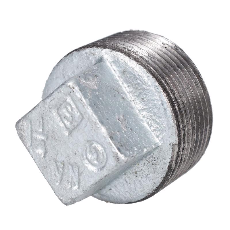 STZ Industries 1-1/4 in. MIP each Galvanized Malleable Iron Plug