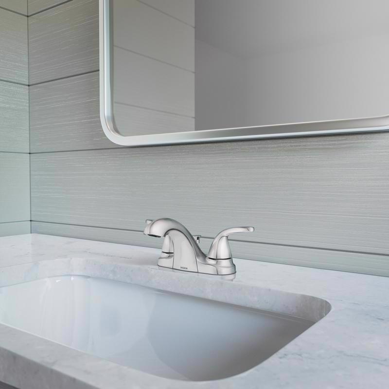 Moen Adler Chrome Contemporary Bathroom Faucet 4 in.