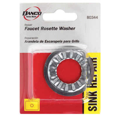Danco 7/8 in. D Cadmium Plated Diecast Faucet Rosette Washer
