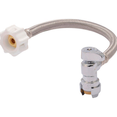 SharkBite Click Seal 1/2 in. Push X 7/8 in. D Ballcock 12 in. Brass Toilet Connector