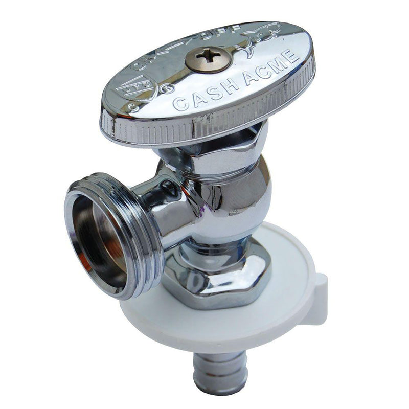 SharkBite 1/2 in. PEX Barb X 3/4 in. Brass Angle Stop Valve