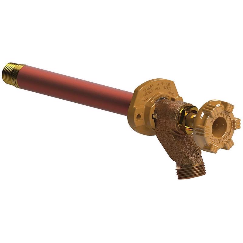 Woodford 1/2 in. MIP in. Hose Anti-Siphon Brass Adjustable Operating Rod