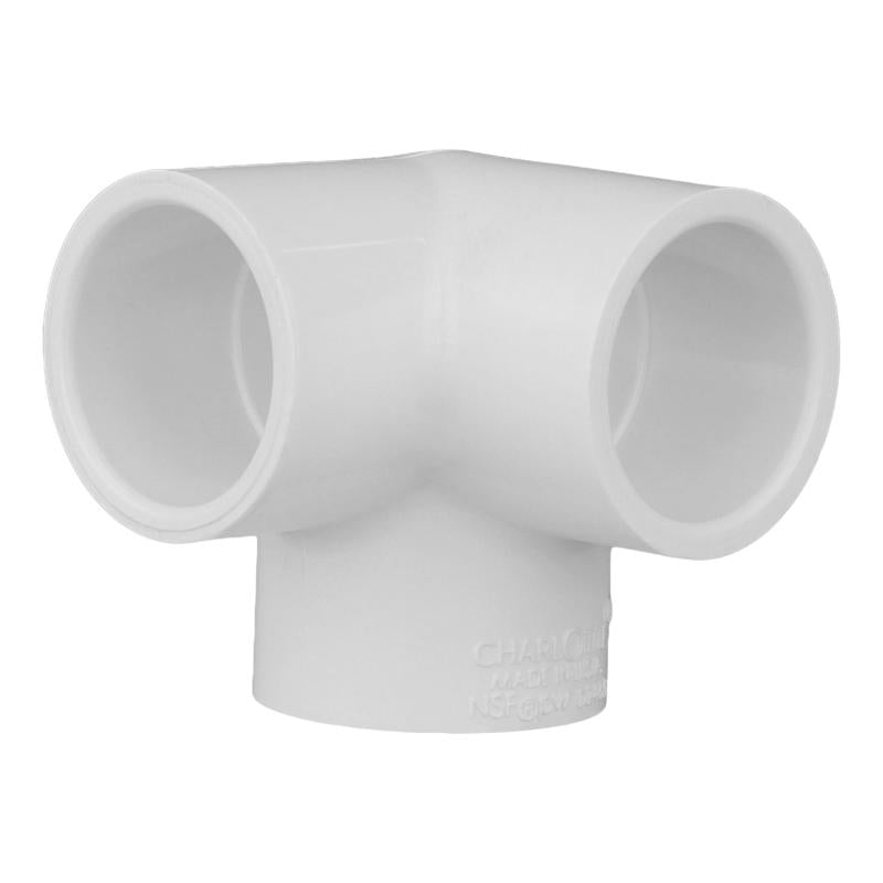 Charlotte Pipe Schedule 40 1/2 in. Slip X 1/2 in. D Slip PVC Side Outlet Elbow
