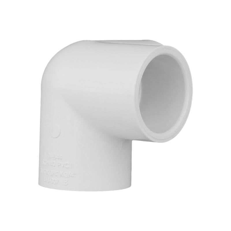 Charlotte Pipe Schedule 40 1/2 in. Slip X 1/2 in. D Slip PVC Side Outlet Elbow