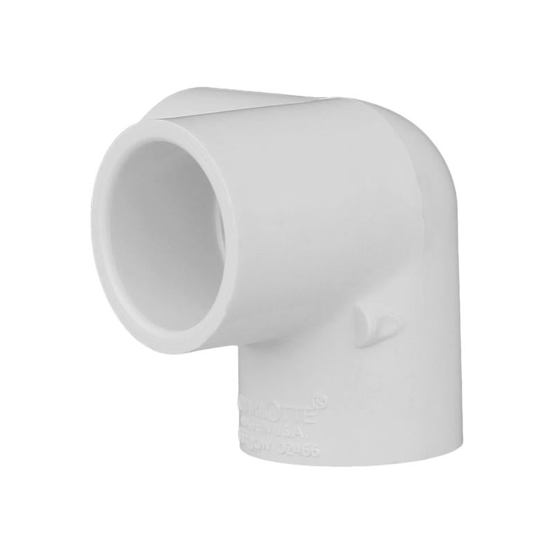Charlotte Pipe Schedule 40 1/2 in. Slip X 1/2 in. D Slip PVC Side Outlet Elbow