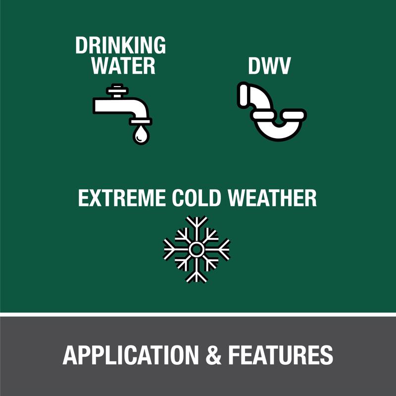 Oatey Clear All Weather Cement For PVC 8 oz