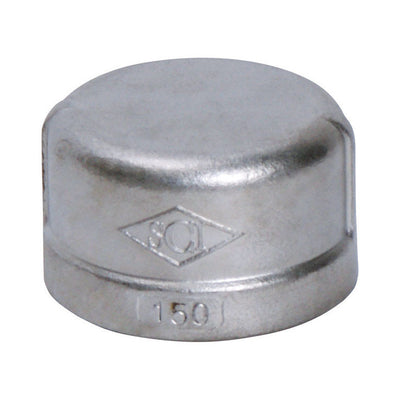 Smith-Cooper 1 in. FPT X 1 in. D FPT Stainless Steel Cap