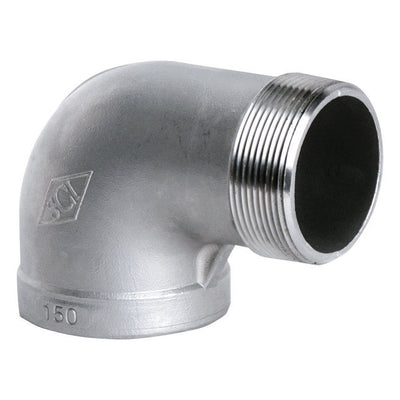 Smith-Cooper 1-1/4 in. FPT X 1-1/4 in. D FPT Stainless Steel 90 Degree Street Elbow