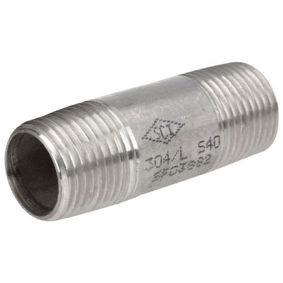 Smith-Cooper 1-1/4 in. MPT Stainless Steel 2-1/2 in. L Nipple