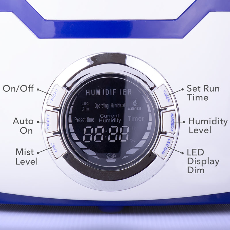 Air Innovations Great Innovations 1.37 gal 400 sq ft Digital Ultrasonic Cool Mist Humidifier