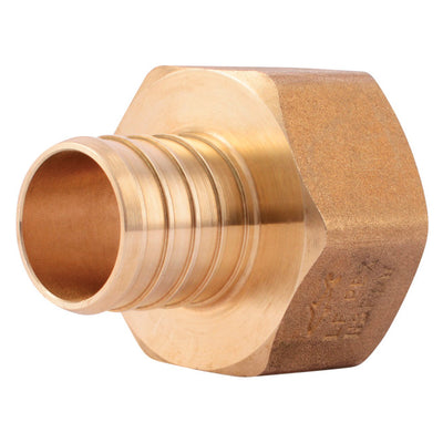 SharkBite 1 in. Barb X 1 in. D FNPT Brass Pex Female Adapter