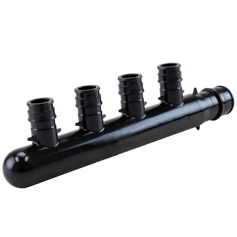 Apollo Expansion PEX / Pex A 3/4 in. Expansion PEX in to X 1/2 in. D PEX Plastic 4 Port Manifold