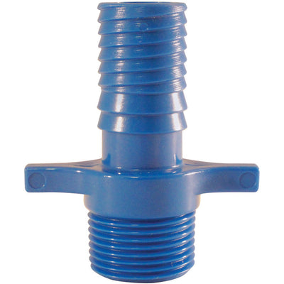 Apollo Blue Twister 1 in. Insert in to X 3/4 in. D MPT Acetal Male Adapter