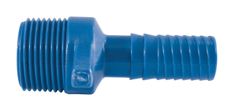 Apollo Blue Twister 1/2 in. Insert in to X 3/4 in. D Insert Acetal Male Adapter