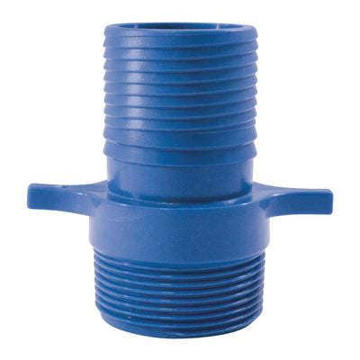 Apollo Blue Twister 1-1/2 in. Insert in to X 1-1/2 in. D MPT Acetal Male Adapter