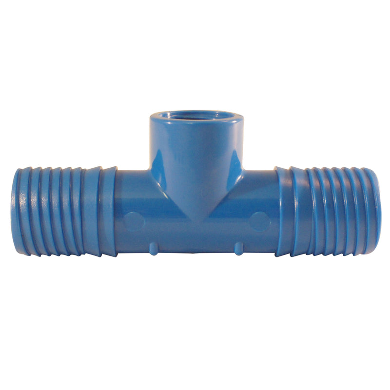 Apollo Blue Twister 1 in. Insert in to X 1 in. D Insert Polypropylene Tee