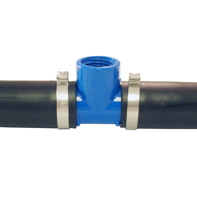 Apollo Blue Twister 1 in. Insert in to X 1 in. D Insert Polypropylene Tee