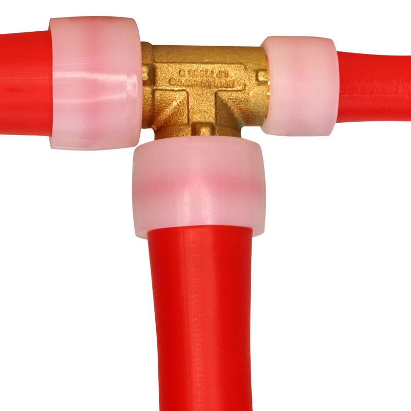 Apollo Expansion PEX / Pex A 3/4 in. Expansion PEX in to X 1/2 in. D PEX Brass Tee