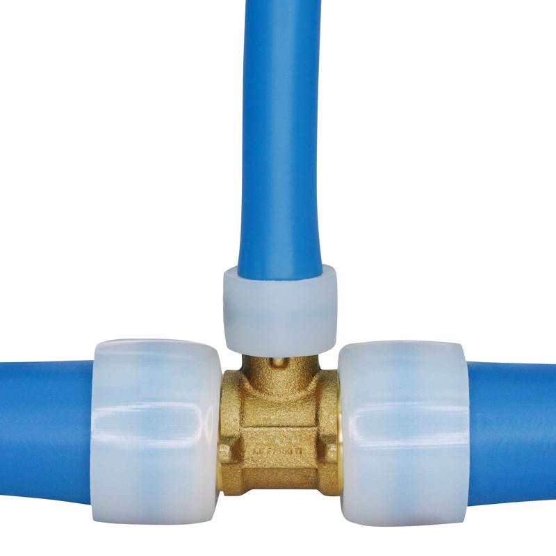 Apollo Expansion PEX / Pex A 1/2 in. Expansion PEX in to X 1 in. D PEX Brass Tee