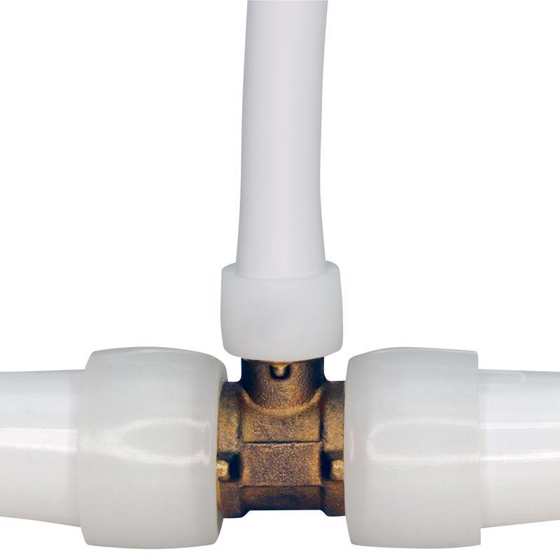 Apollo Expansion PEX / Pex A 1/2 in. Expansion PEX in to X 1 in. D PEX Brass Tee